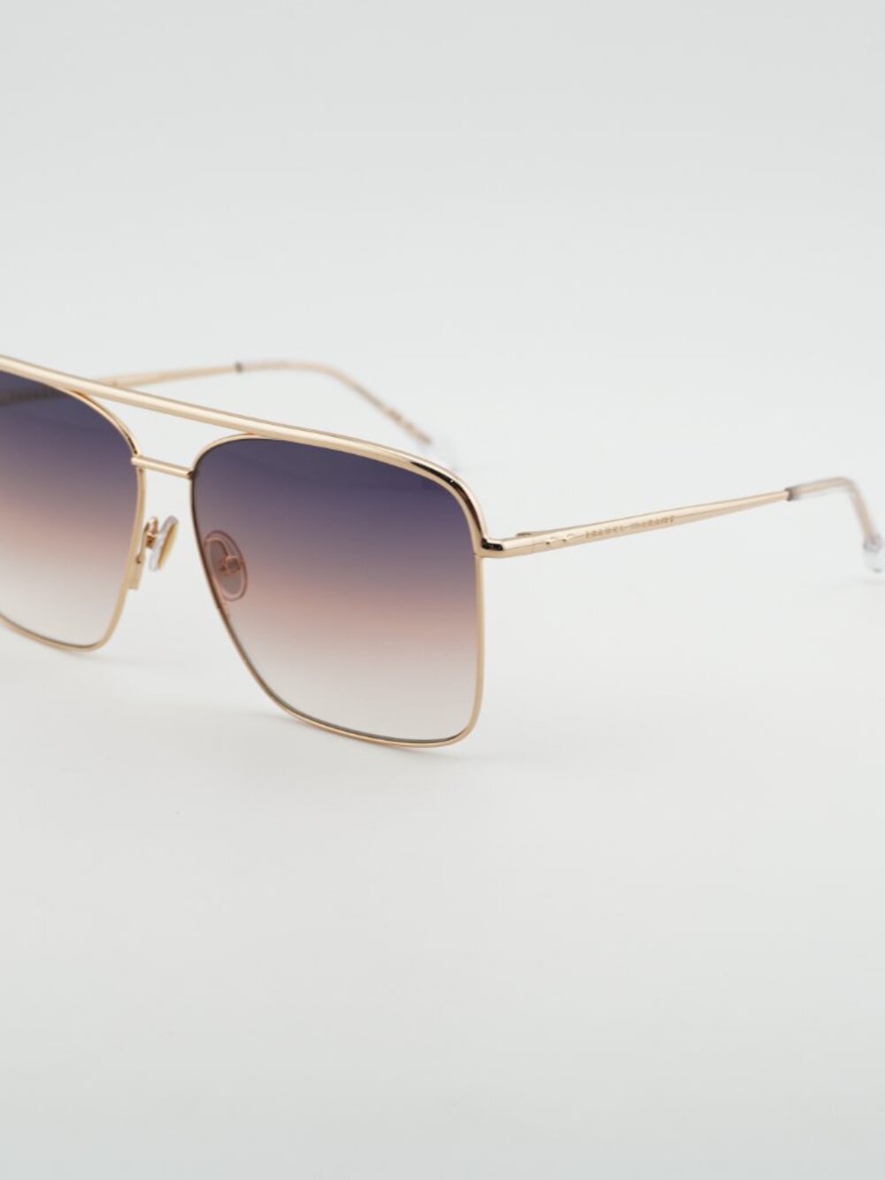 Isabel Marant IM 0118/S 0000 FF Sunglasses Gold Square Frame, Grey Lenses - Picture 6 of 9